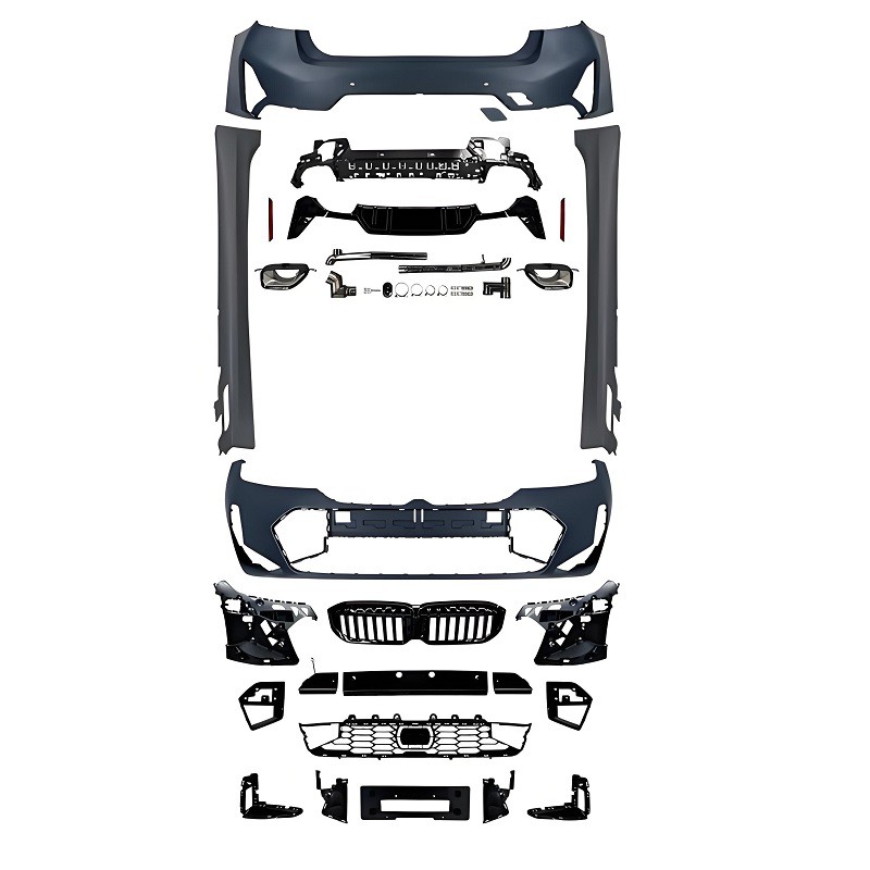 BMW 3. seeria G20(2023+) versiooniuuendus M-Tech Bodykit iluvõre väljalaskeotstele Tagahajuti Tagumine põrkeraud Esipõrkeraua küljeseelikud
